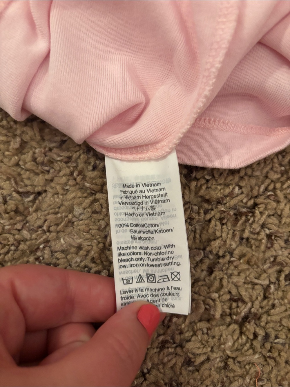 J. Crew Soft Pink Perfect Fit Tee - Picture 8 of 8